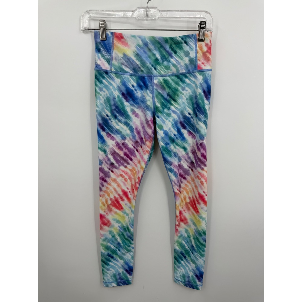 Athleta Love Proudly 7/8‎ Tight Leggings Women XS Multi Tie Dye High Rise Yoga